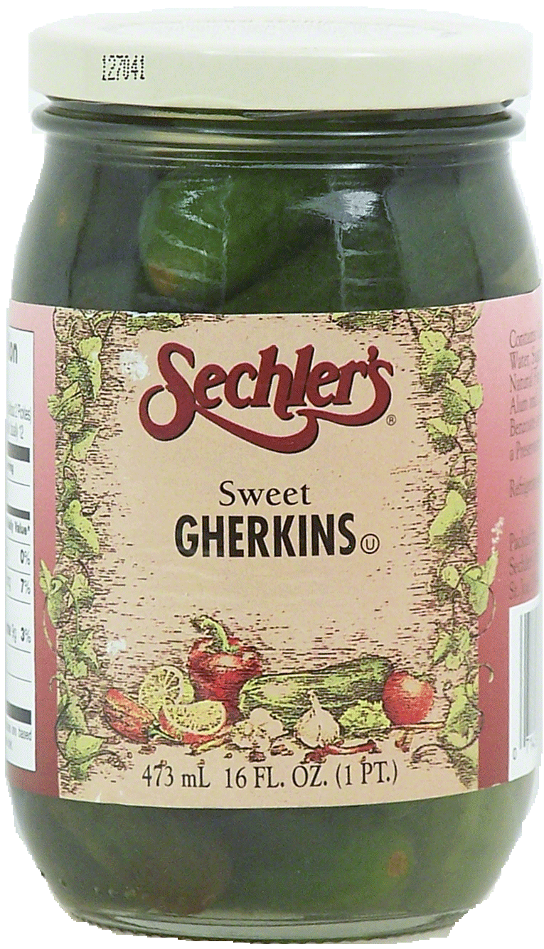 Sechler's  sweet gherkins Full-Size Picture